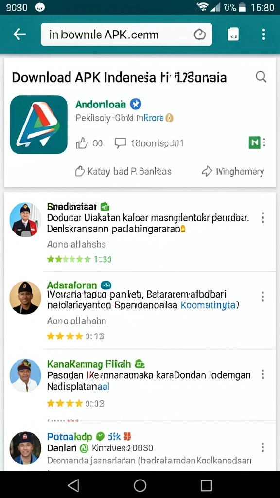 Tampilan menu utama yang menarik dan mudah dinavigasi.