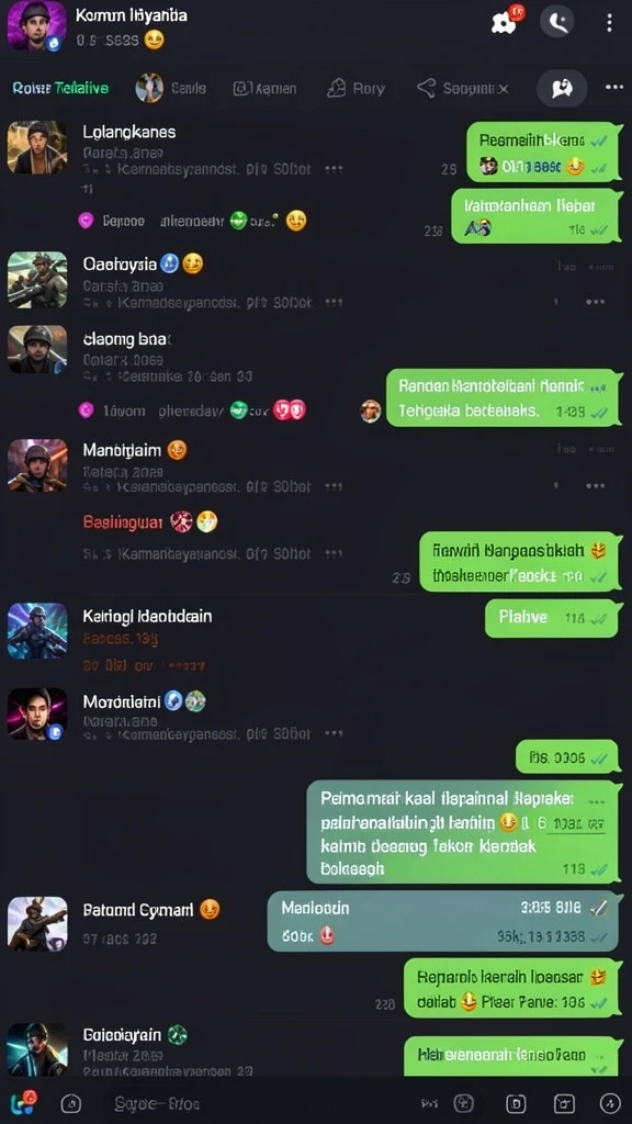 Fitur komunitas yang memungkinkan interaksi antar pemain.