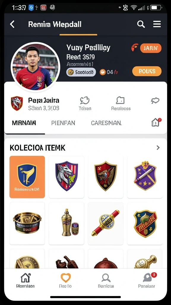 Tampilan awal yang menawan dan interface yang user-friendly.