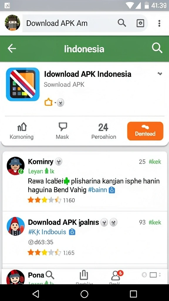 Tampilan utama AN777 yang menarik dan mudah dinavigasi.