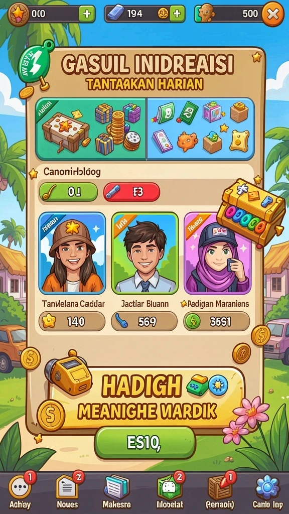 Level baru yang menantang dan menarik untuk dijelajahi.
