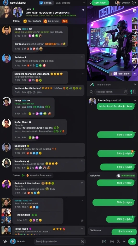Fitur sosial yang memungkinkan interaksi antar pemain.