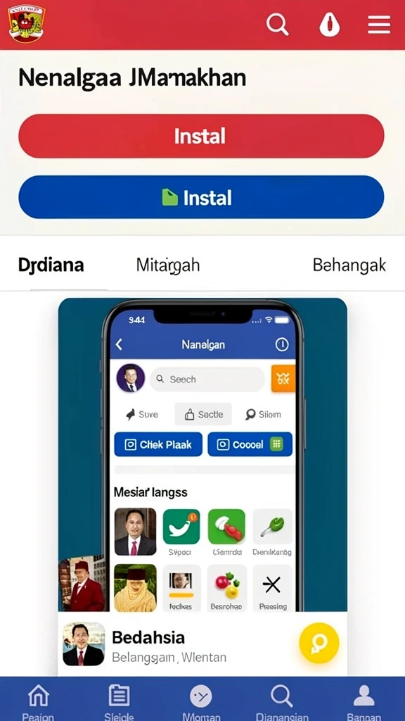 Gambaran karakter unik dalam permainan.