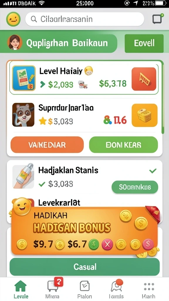Karakter unik yang siap menantang pemain.