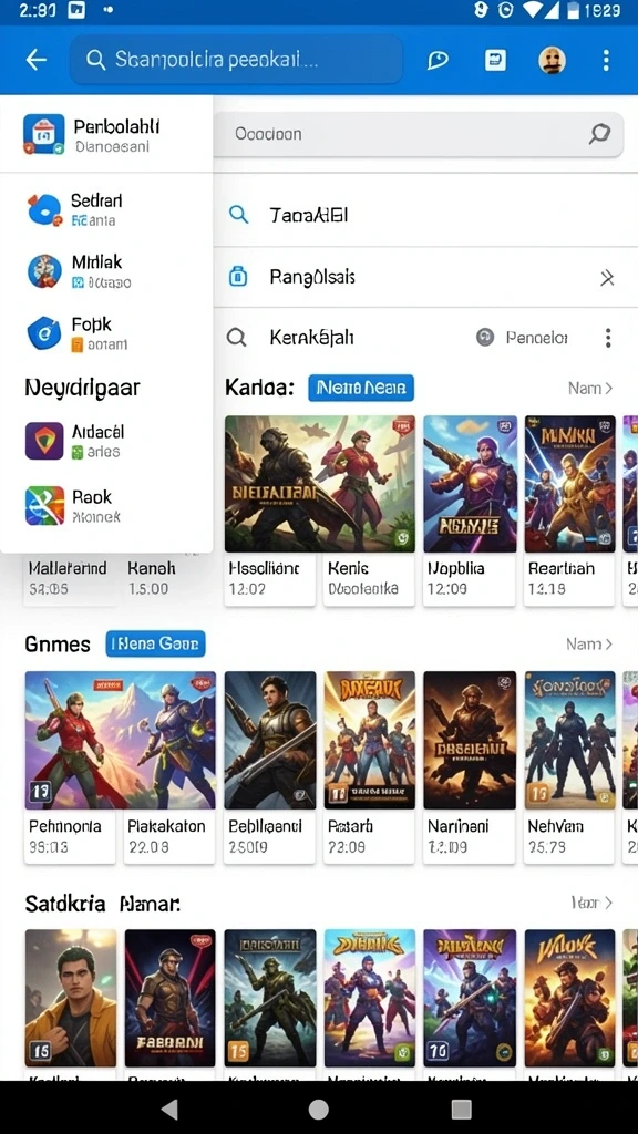 Berbagai fitur menarik untuk menambah keseruan bermain.