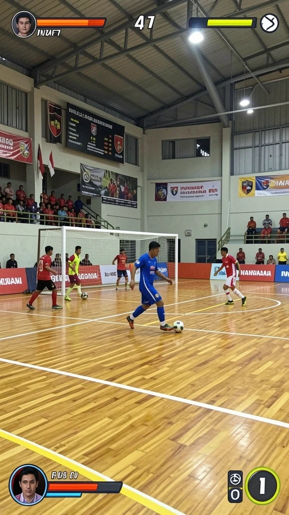 Tangkapan layar menunjukkan level permainan yang memukau.