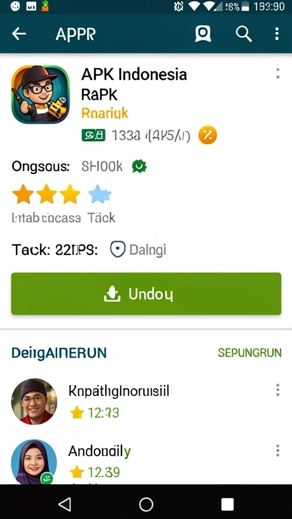 Tampilan awal F32 yang menarik dan penuh warna.