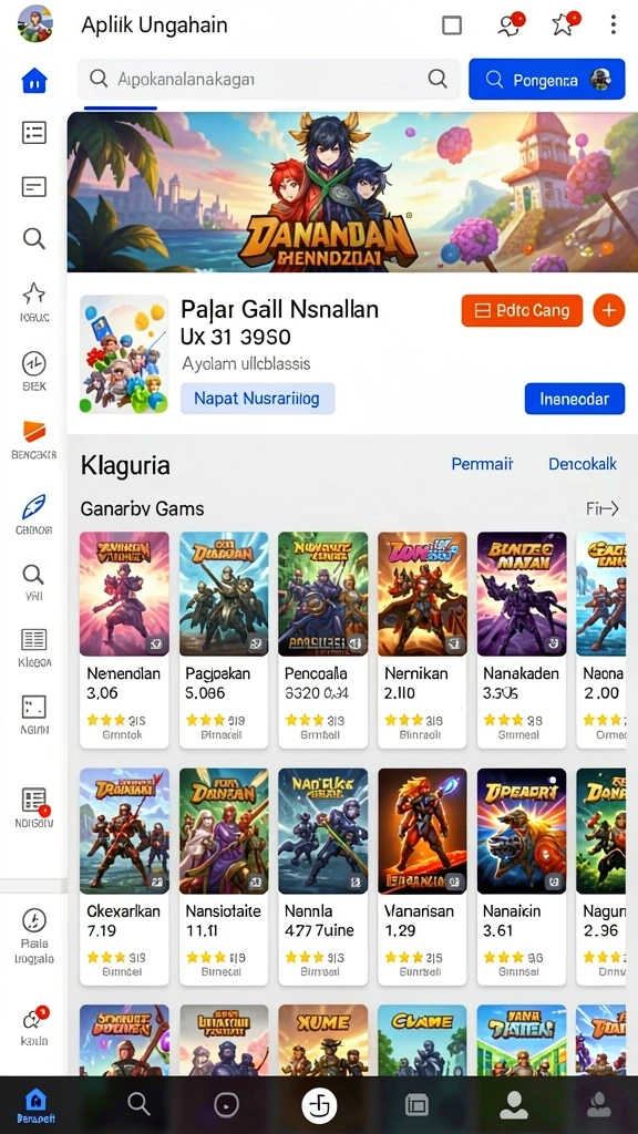 Tampilan antarmuka yang ramah pengguna.