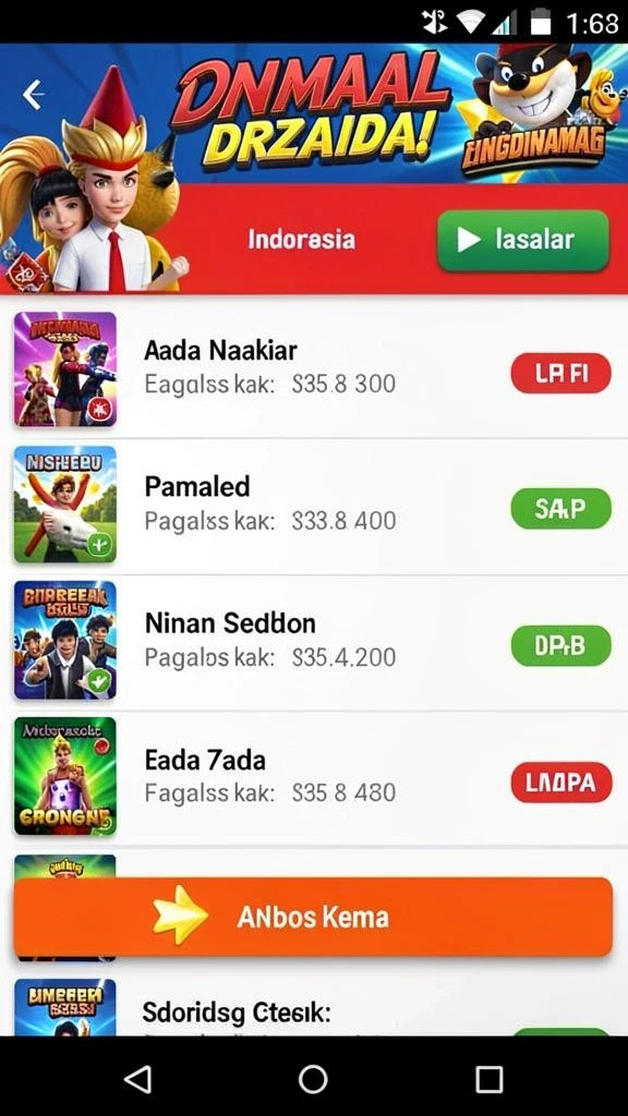 Tangkapan layar komunitas pemain yang aktif berinteraksi.