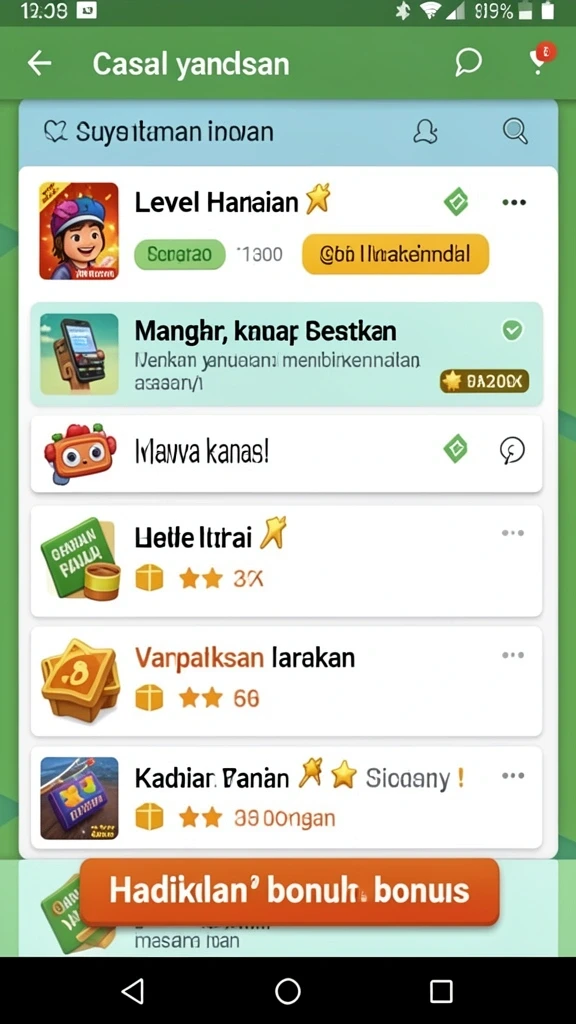 Tampilan antarmuka yang menarik dan mudah dipahami.