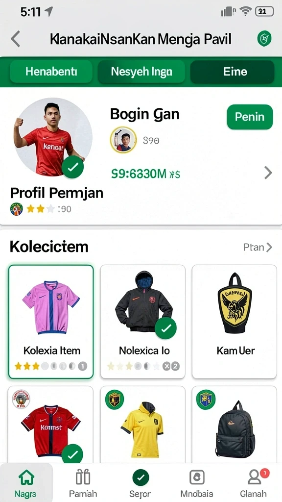 Tampilan antarmuka yang ramah pengguna.