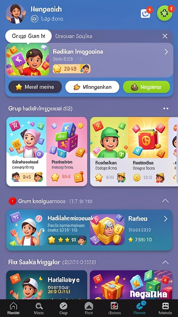 Tampilkan karakter utama dalam suasana petualangan.