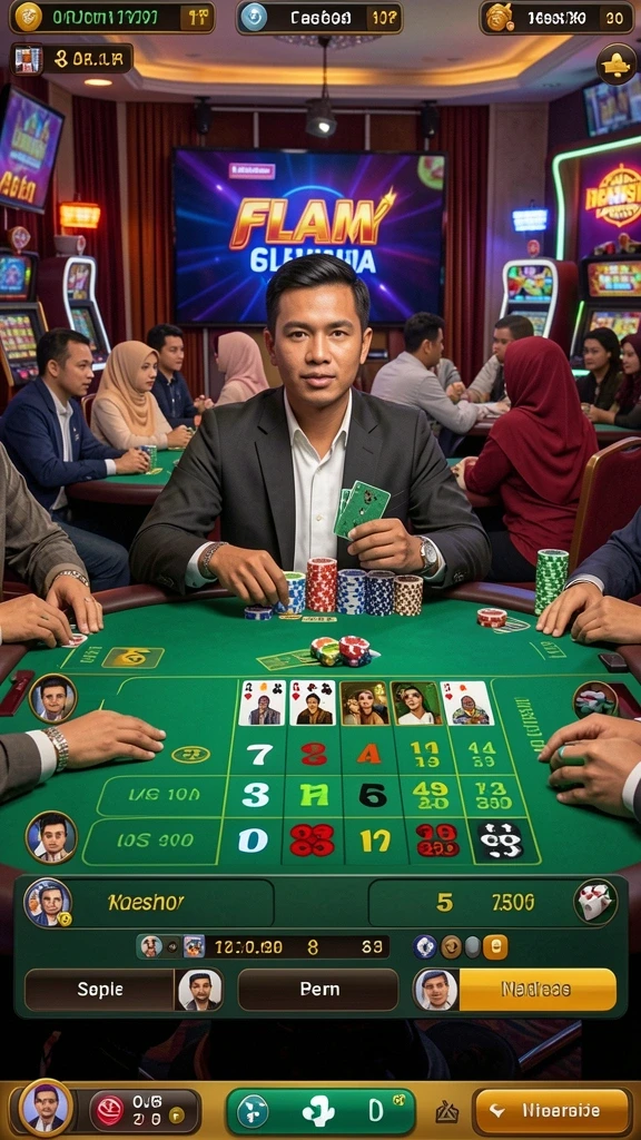 Fitur interaktif dengan pemain lain.