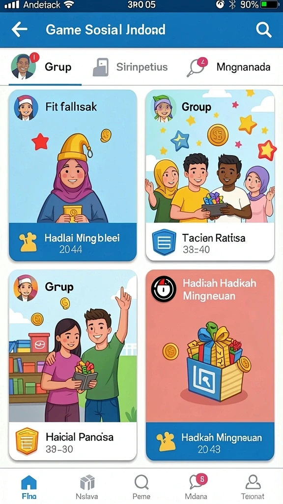 Tampilan antarmuka yang menarik dan mudah dinavigasi.