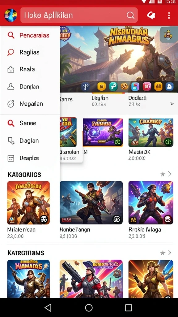 Beragam pilihan tema permainan slot yang menarik.