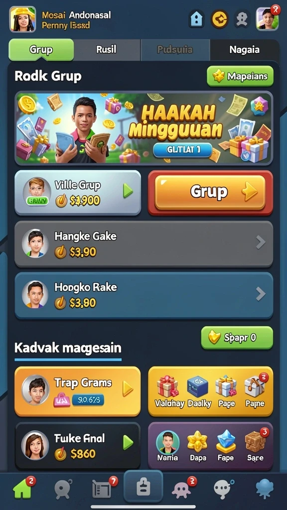 Fitur bonus yang menarik menambah keseruan permainan.