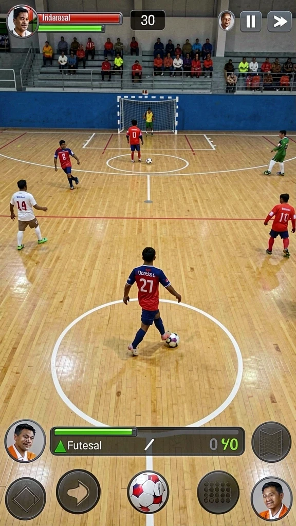 Screenshot menunjukkan grafis menawan dari permainan.