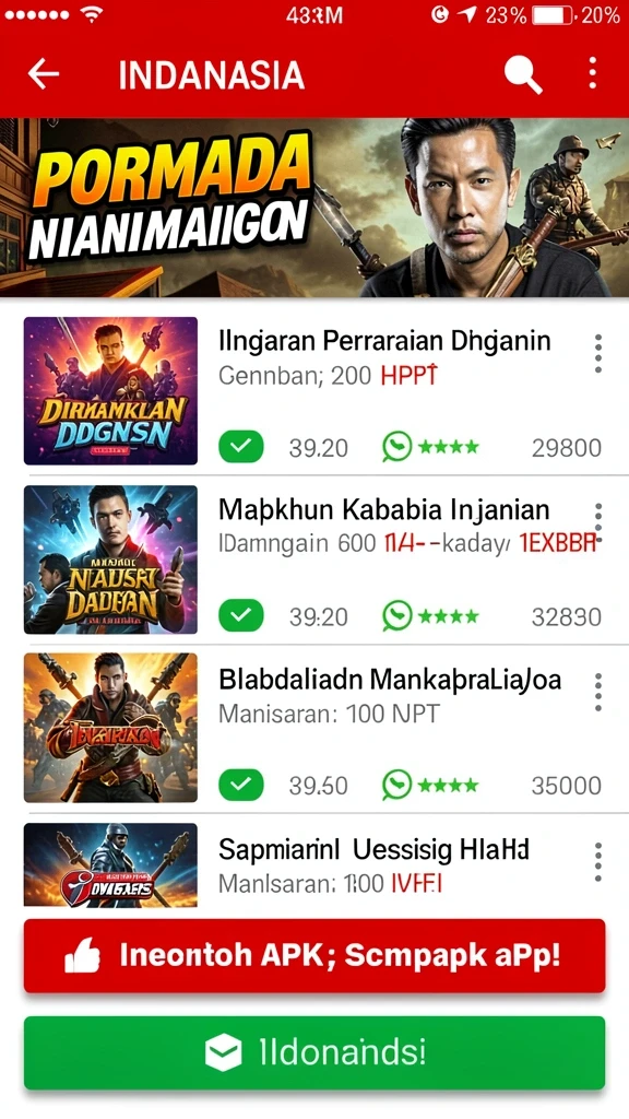 Tampilan antarmuka yang intuitif dan mudah dipahami.