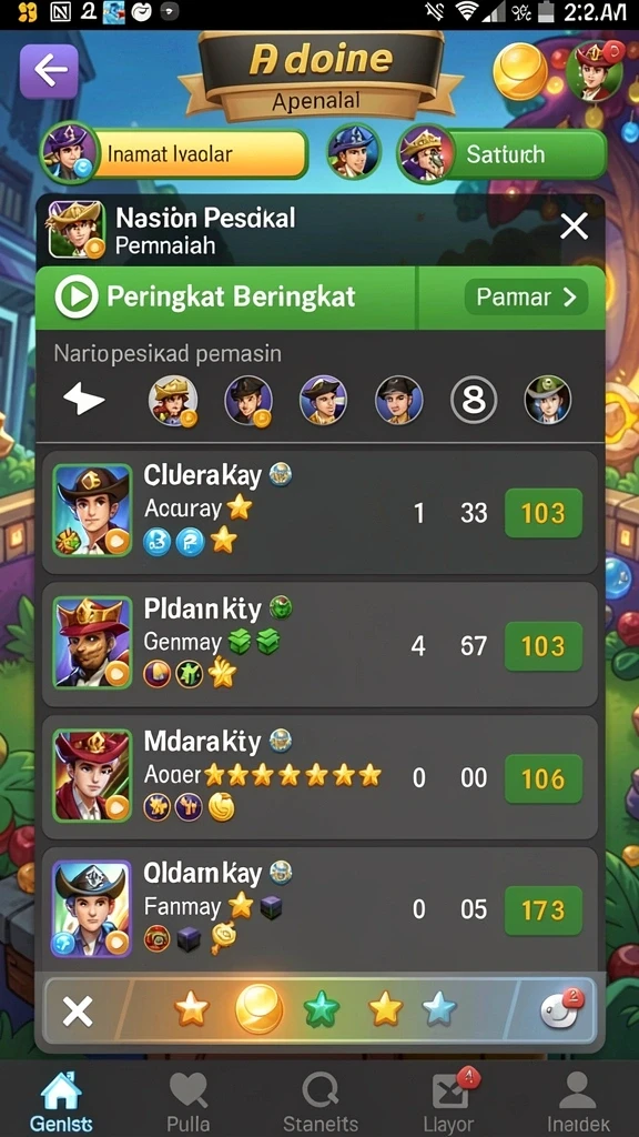 Grafis yang detail meningkatkan pengalaman bermain.