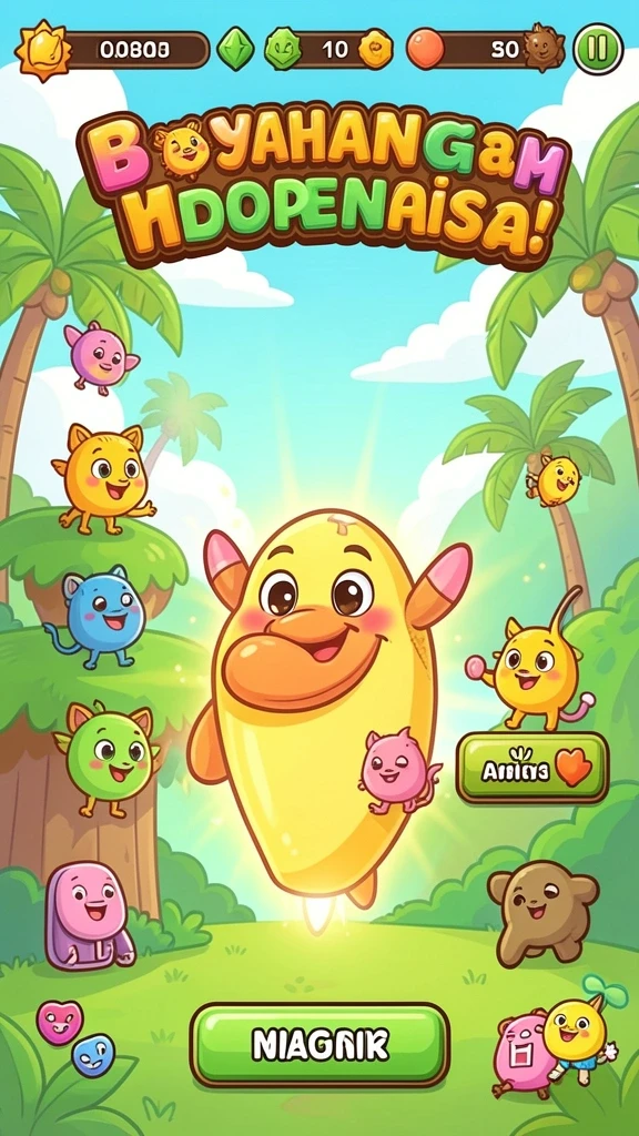 Antarmuka pengguna yang mudah dan intuitif terlihat di layar ini.
