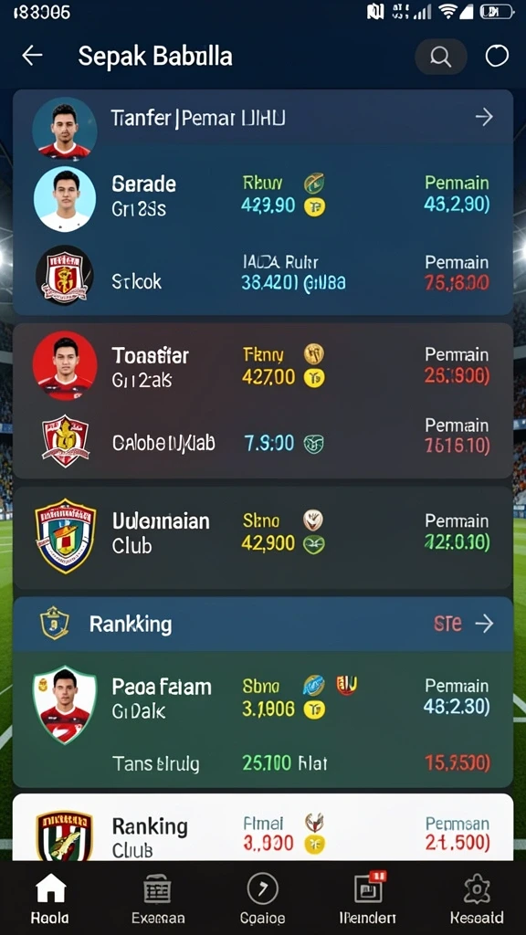 Tampilan antarmuka yang menarik dan mudah digunakan.