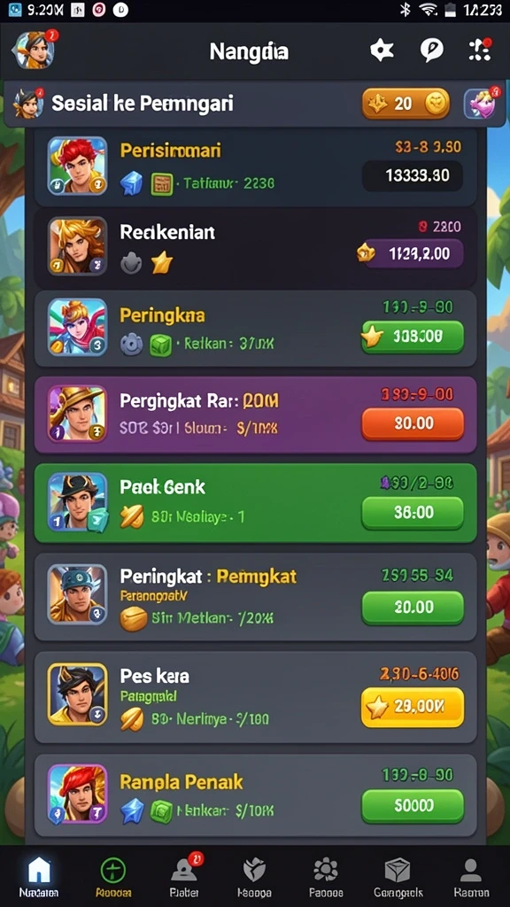 Grafis yang memukau dalam setiap permainan.