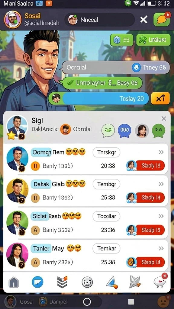 Screenshot action seru dalam permainan.