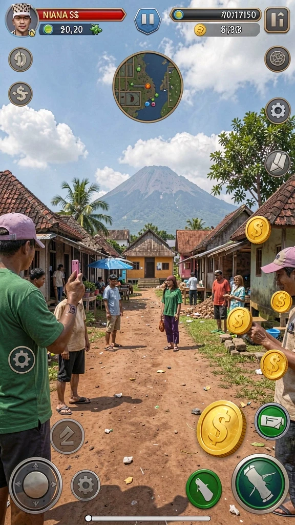 Tampilan menu utama yang intuitif dan menarik.