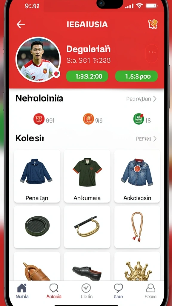 Tampilan antarmuka pengguna yang menarik.