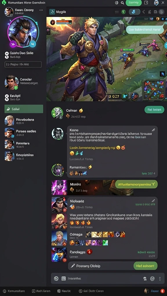 Tampilan menu yang mudah dinavigasi.