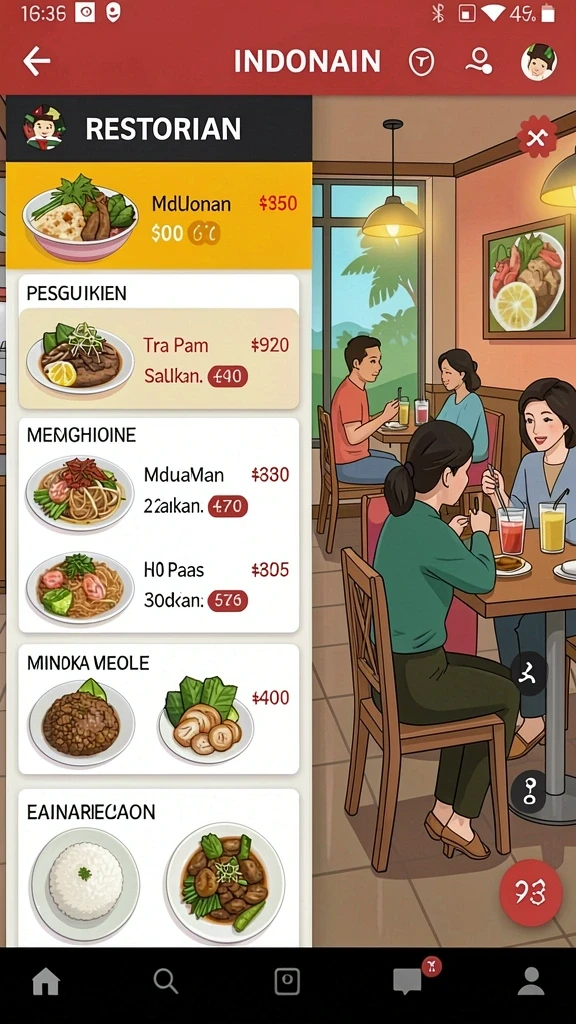Grafik menawan yang membuat pengalaman bermain semakin nyata.