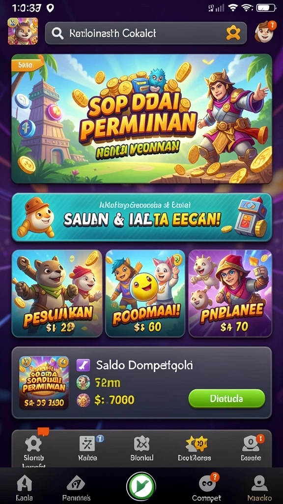Gameplay yang menarik dengan banyak pilihan karakter.