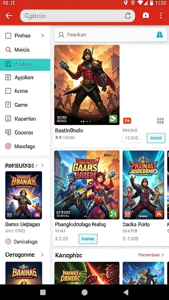 Mode permainan yang bervariasi dan menantang.