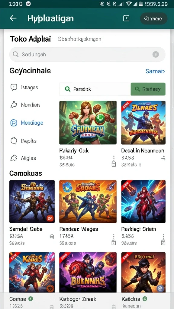 Tampilan awal yang intuitif dan ramah pengguna.