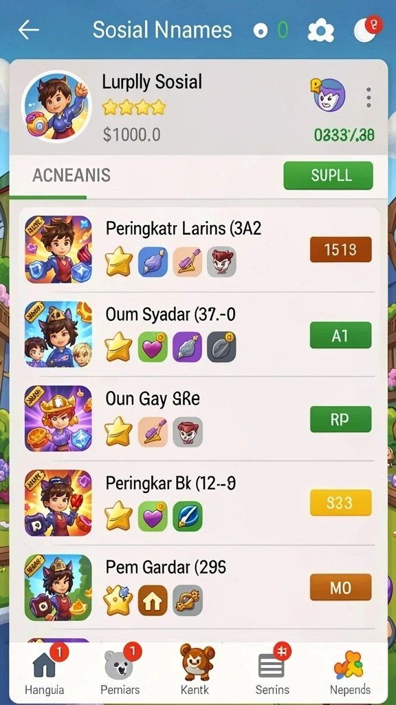 Pengalaman bermain yang seru dan mendebarkan.