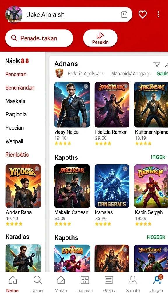 Tampilan peta yang menarik dan informatif.