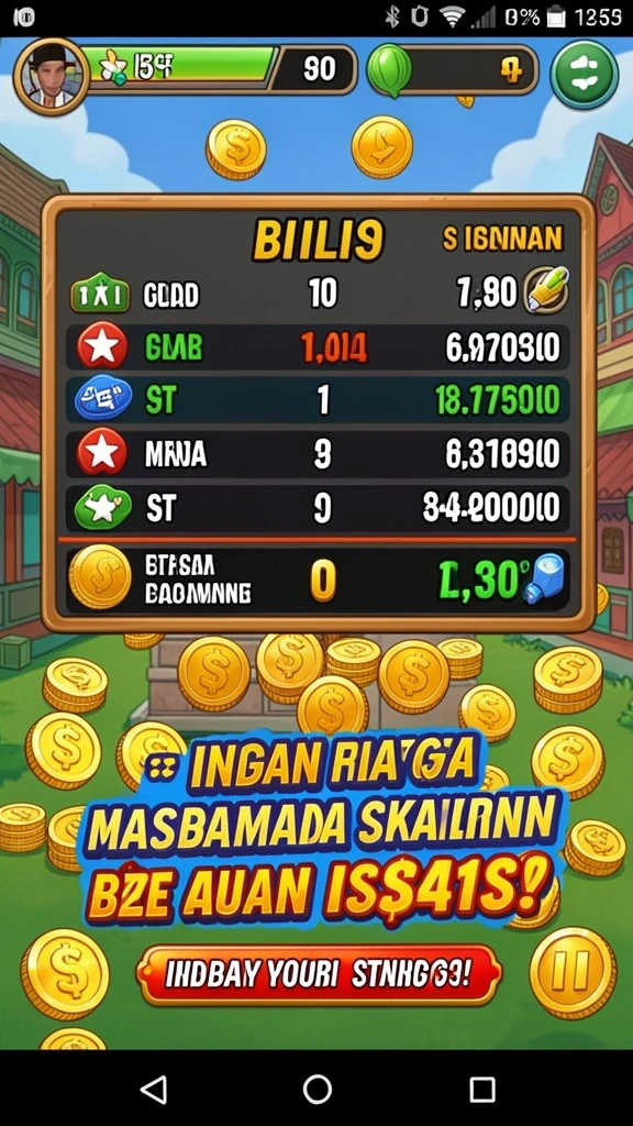 Karakter unik yang dapat dipilih dan disesuaikan.